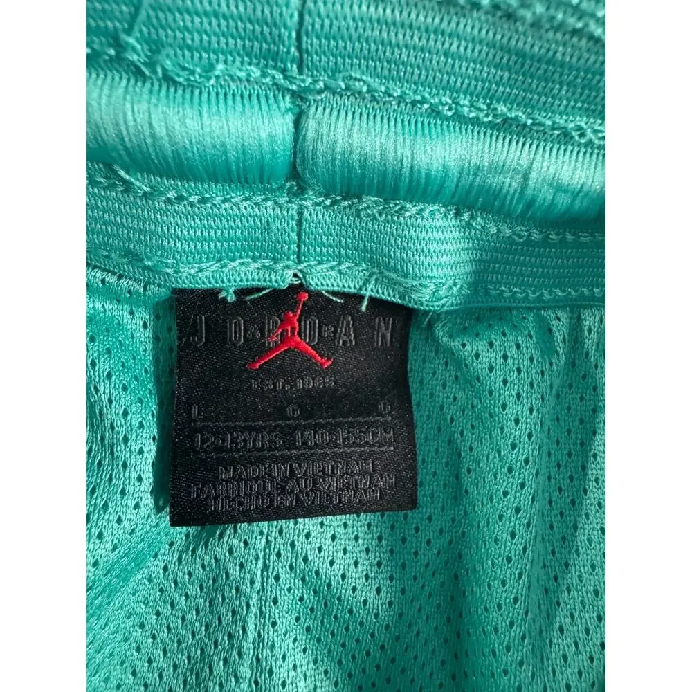Nike Jordan Girls' Dri-FIT Diamond Basketball Shorts Size Large Washed Teal NWT
